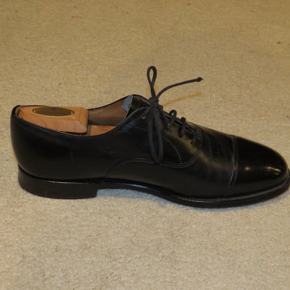Churchs Balmoral Black Leather Captoe Oxfords 8.5G main image 6